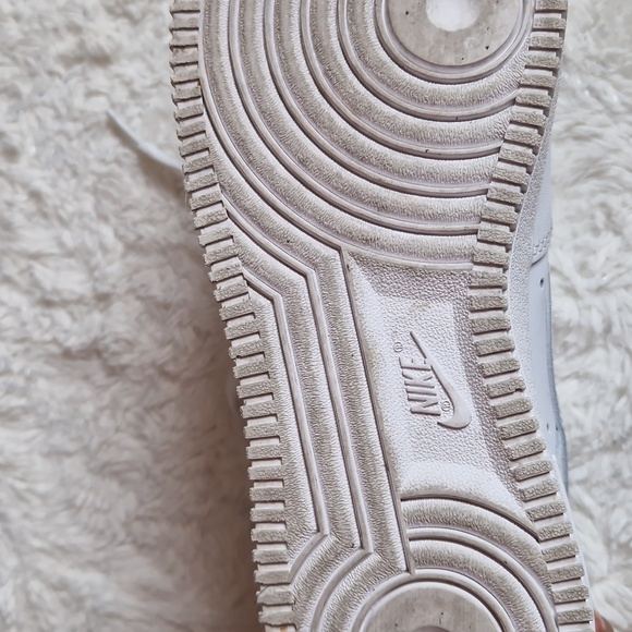 Nike Air Force 1 White Sneakers - Picture 6 of 9